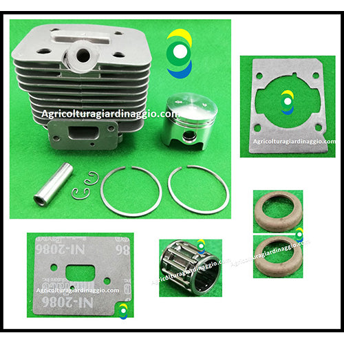 Kit Cilindro E Pistone 44mm Per Decespugliatore Sandrigarden SG-DE 43 E SG-DE 52 - Foto 12