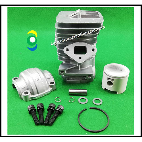 Kit Cilindro Pistone Fascia Elastiche Segmenti Guarnizione Motore Motosega Echo CS280 CS281 Shindaiwa 280T ricambi agricolturagiardinaggio P021044050 P021044060.com