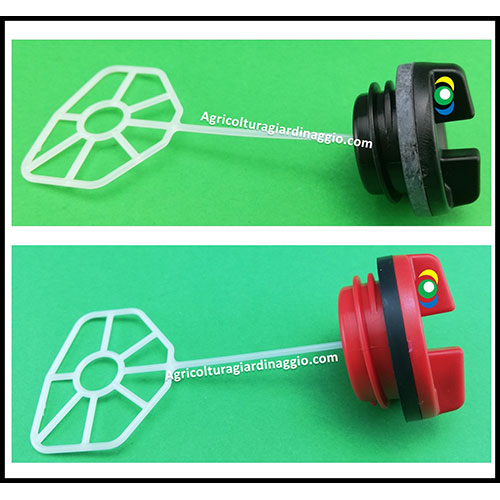 Tappi Serbatoio Miscela Olio Catena Motosega Maruyama MCV3101 MCV3100 ricambi agricolturagiardinaggio.com tappo