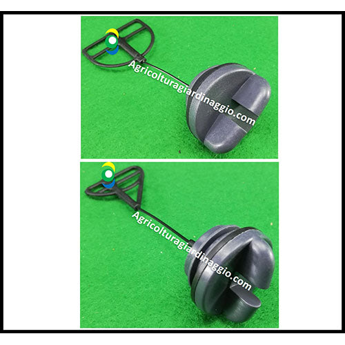 Tappi Serbatoio Miscela Olio Catena Motosega OleoMac GSH40 GSH400 GSH510 GSH560 Efco MTH4000 MTH5100 MTH5600 ricambi agricolturagiardinaggio.com tappo