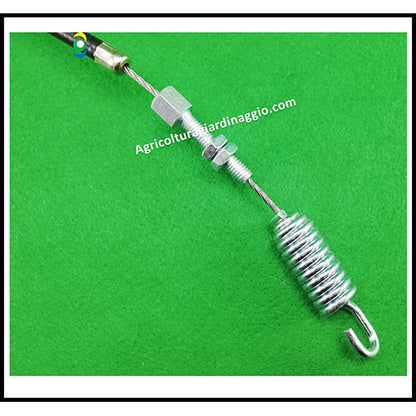 Cavo Filo Guaina Innesto Trazione Avanzamanto Ruote Trincia Semovente MGM Lampacrescia TTR690 Ginko TT690 trinciaerba ricambio 250066