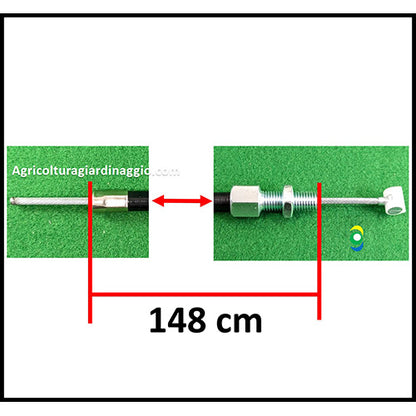 Cavo Filo Guaina Sbloccaggio Bloccaggio Ruote Freni Sterzare Trincia Nibbi NTS100 NTS80 Bertolini BTS100 BTS80 ricambio agricolturagiardinaggio.com 68270103R