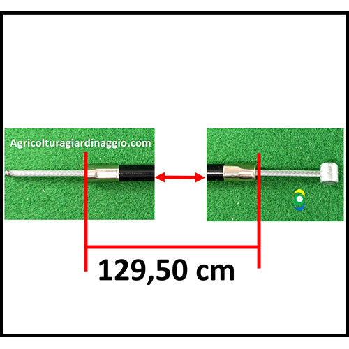 Cavo Filo Guaina Sbloccaggio Bloccaggio Ruote Freni Sterzare Trincia Nibbi NTS80 Bertolini BTS80 ricambi agricolturagiardinaggio.com 68240041R