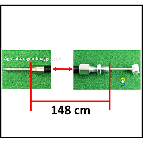 Cavo Filo Guaina Sbloccaggio Bloccaggio Ruote Freni Sterzare Trincia OleoMac WB80 Efco DR80 ricambio agricolturagiardinaggio.com 68270103R