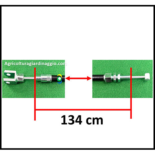 Cavo Filo Guaina Sbloccaggio Bloccaggio Ruote Freni Trincia OleoMac WB50  Efco DR50 ricambi agricolturagiardinaggio.com 68250151R