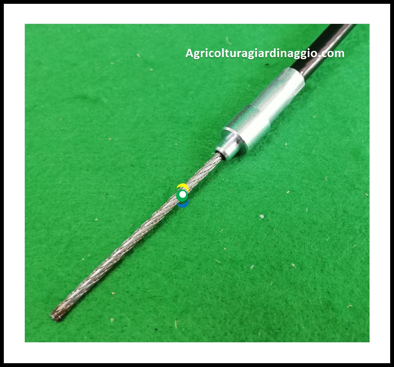 Cavo Filo Guaina per Sterzare Girare Trincia Semovente MGM Lampacrescia TTR580S Ginko TT580S trinciaerba ricambio 250072