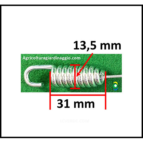 Filo Cavo Guaina Innesto Avanzamento Trazione Trincia Nibbi NTS80 Bertolini BTS80 ricambi LCVERDE.com 68240090AR spare part trinciaerba