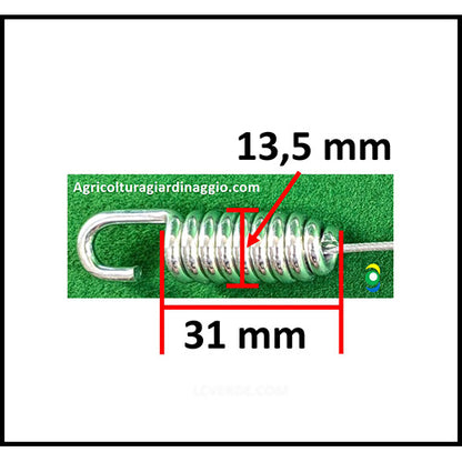 Filo Cavo Guaina Innesto Rotore Coltelli Trincia Nibbi NTS80 Bertolini BTS80 ricambi agricolturagiardinaggio.com 68240091AR spare part trinciaerba