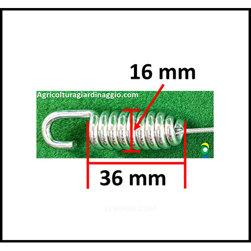 Filo Cavo Guaina Innesto Rotore Coltelli Trincia Nibbi NTS80 Bertolini BTS80 ricambi agricolturagiardinaggio.com 68270105r spare part trinciaerba