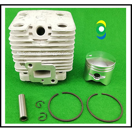 Kit Cilindro Pistone Fascia Elastiche Segmenti Guarnizione Motore Decespugliatore Active 2.5 ricambi agricolturagiardinaggio.com 22066
