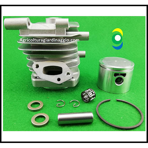 Kit Cilindro Pistone Fascia Elastiche Segmenti Guarnizione Motore Motosega Echo CS2510 CS2511 Shindaiwa 250T 251T ricambi agricolturagiardinaggio P021051920 P021050120.com