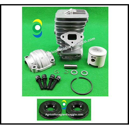 Kit Cilindro Pistone Fascia Elastiche Segmenti Guarnizione Motore Motosega Echo CS280 CS281 Shindaiwa 280T ricambi agricolturagiardinaggio P021044050 P021044060.com