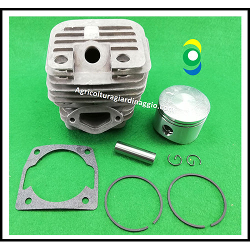 Kit Cilindro Pistone Fascia Elastiche Segmenti Guarnizione Motore Motosega OleoMac GSH560 Efco MTH5600 ricambio agricolturagiardinaggio.com 50310258A