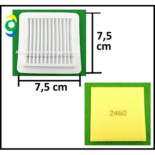 Kit Filtro Aria Carta Tagliasiepe Soffiatore Decespugliatore Echo Shindaiwa ricambi agricolturagiardinaggio.com A226002030