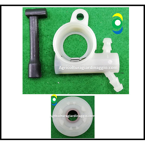 Kit Pompa Olio Vite Senza Fine Ingranaggio Lubrificazione Catena Motosega Stihl MS150 MS151 ricambi agricolturagiardinaggio.com 11466403206