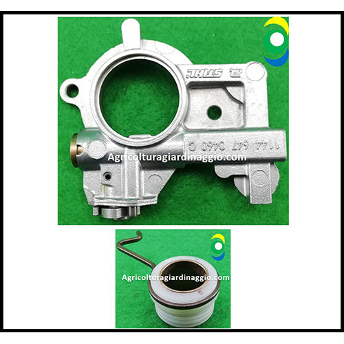 Kit Pompa Olio Vite Senza Fine Ingranaggio Lubrificazione Catena Motosega Stihl MS661 ricambi agricolturagiardinaggio.com 11446403200