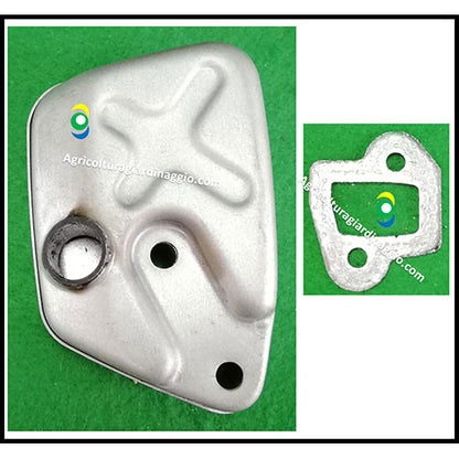 Marmitta Silenziatore Catalitica Guarnizione Motosega Active 28.28 Ibea 3000 ricambio agricolturagiardinaggio.com