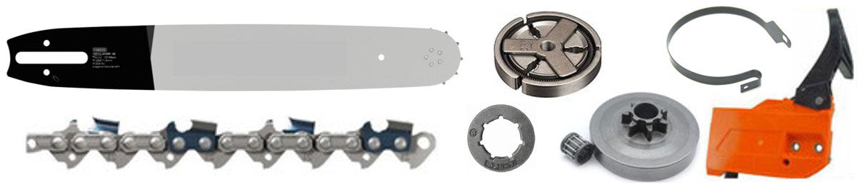 Ricambi Barra Spranga Catena Campana Pignone Frizione Nastro Molla Freno Catena Coperchio Carter Copricatena Motosega Active Ibea Echo Shindaiwa Oregon OleoMac BlueBird Efco Makita Dolmar Zenoah Maruyama