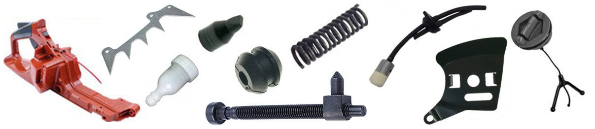 Ricambi Serbatoio Tappo Miscela Olio Catena Tubo Pescaggio Tendicatena Ammortizzatore Antivibrante Lamierino Valvola Valvolina Sfiato Aria Arpione Artiglio Rampone Motosega LCVERDE.com