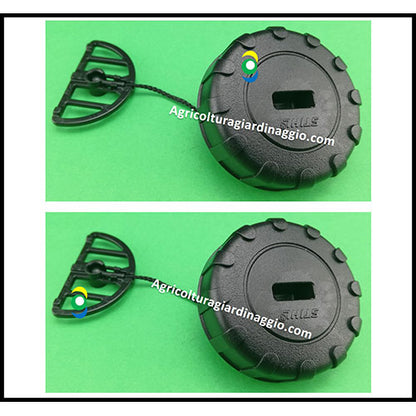 Kit Tappi Serbatoio Miscela Olio Catena Motosega Stihl 017 018 MS170 MS180 ricambi agricolturagiardinaggio.com tappo
