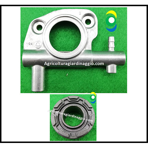 kit pompa olio vite senza fine ingranaggio lubrificazione catena motosega OleoMac 947 952 GS520  Efco 147 152 MT5200 ricambi agricolturagiardinaggio.com