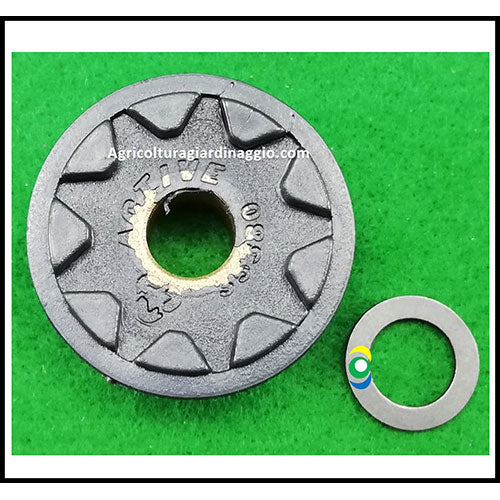 vite senza fine ingranaggio girante pompa olio motosega active 39.39 40.40 ibea 3900 4000 ricambi LCVERDE.com 36511